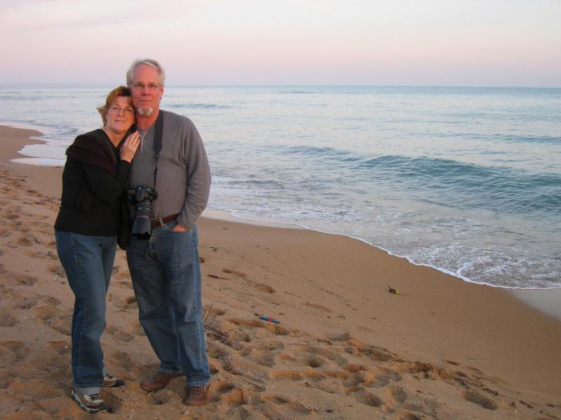 Bob and Rosemary Sicily beach